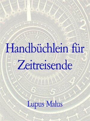 cover image of Handbüchlein für Zeitreisende